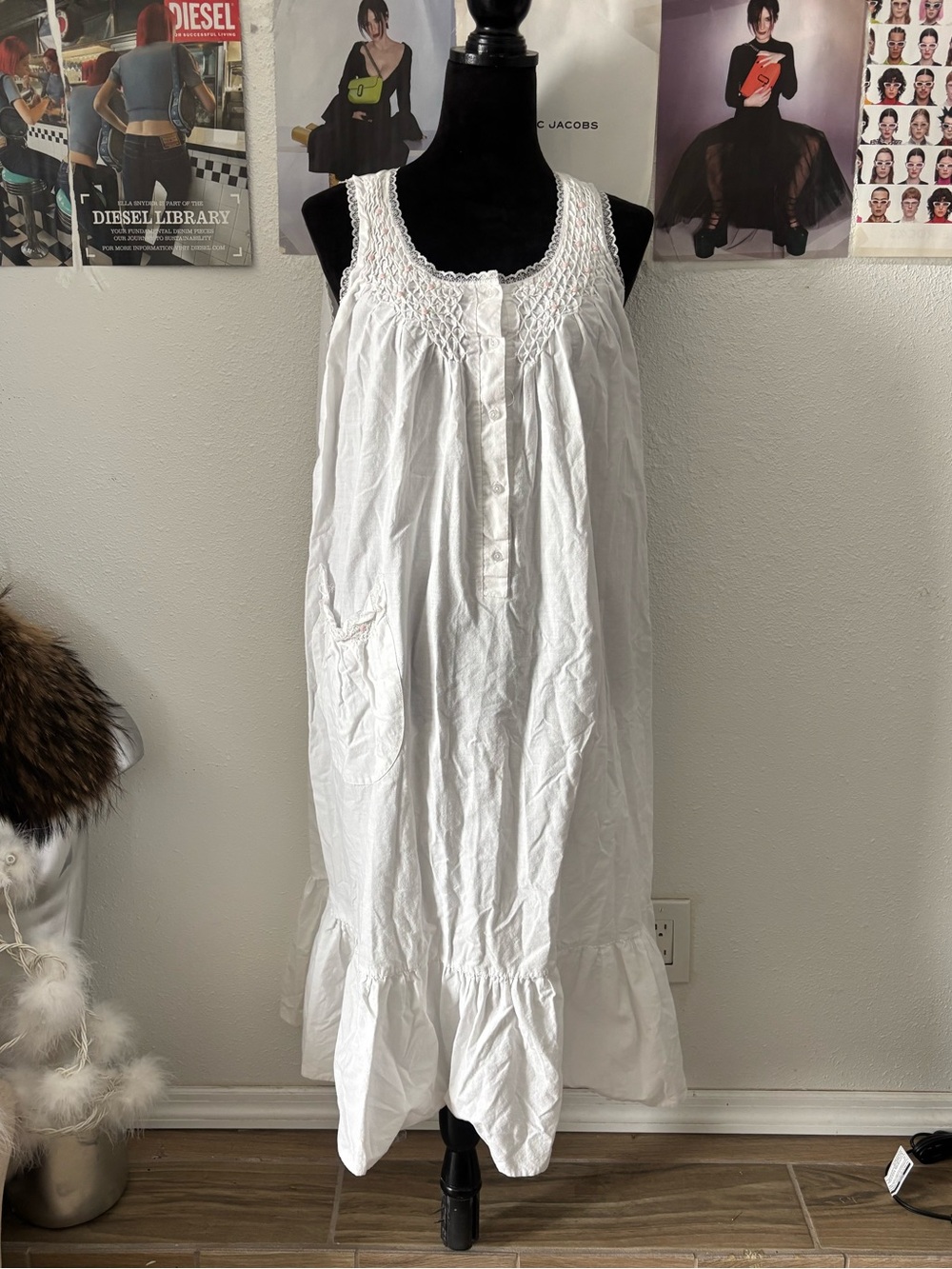 Nicole White Lace-Trim Camisole